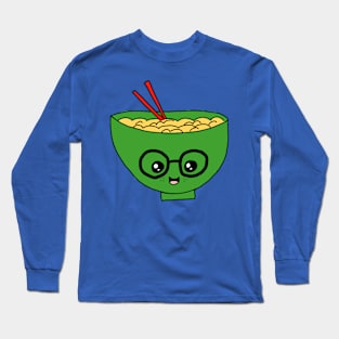 Nerdy Ramen in color Long Sleeve T-Shirt